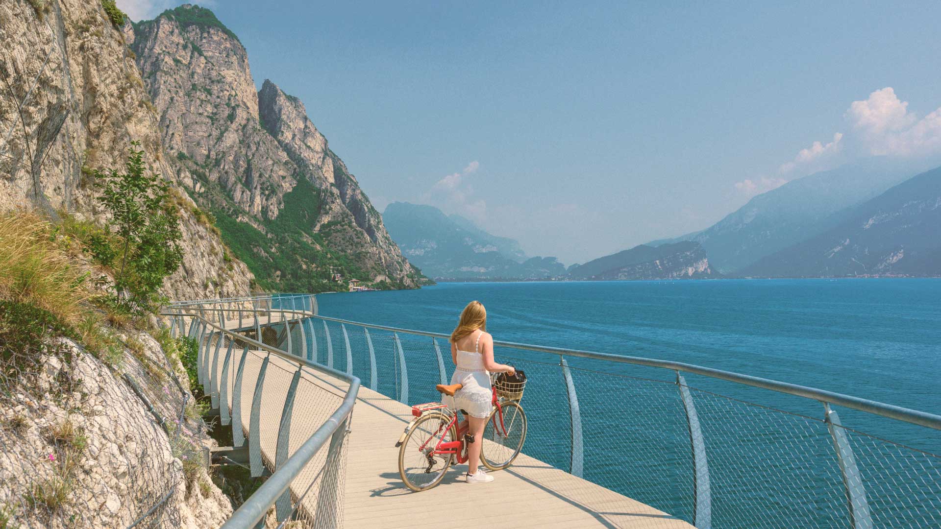 La ciclopedonale sul Garda